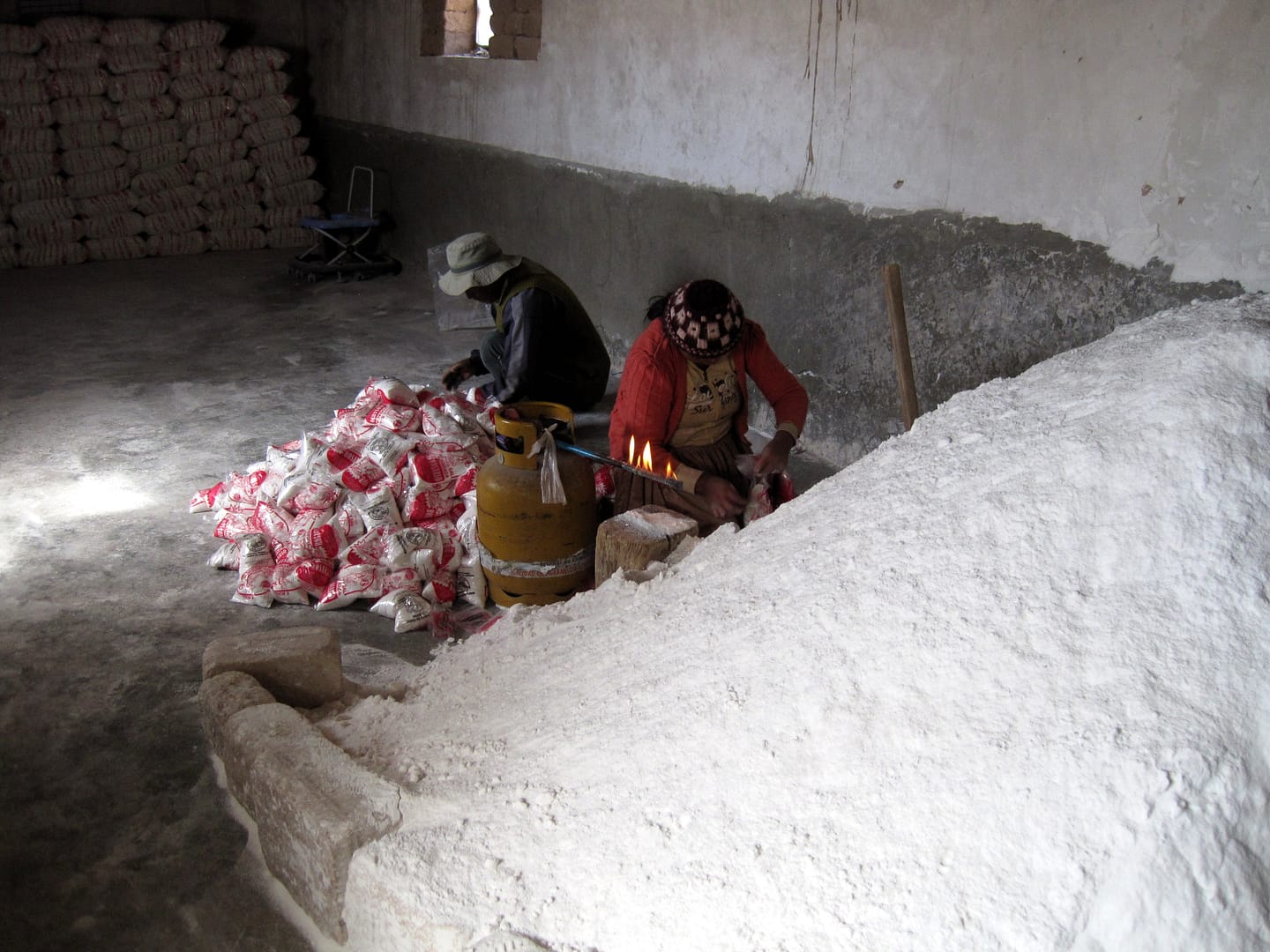 Uyuni Salzproduktion