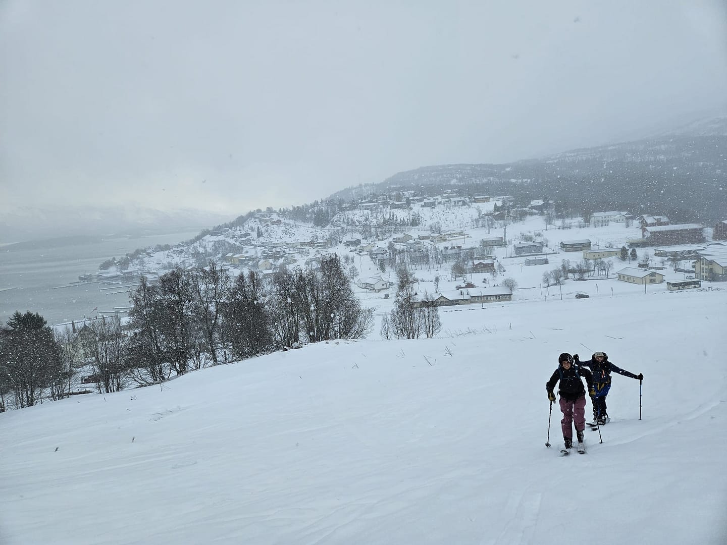 Lyngseidet Langvatnet See 585 m (Skitour)