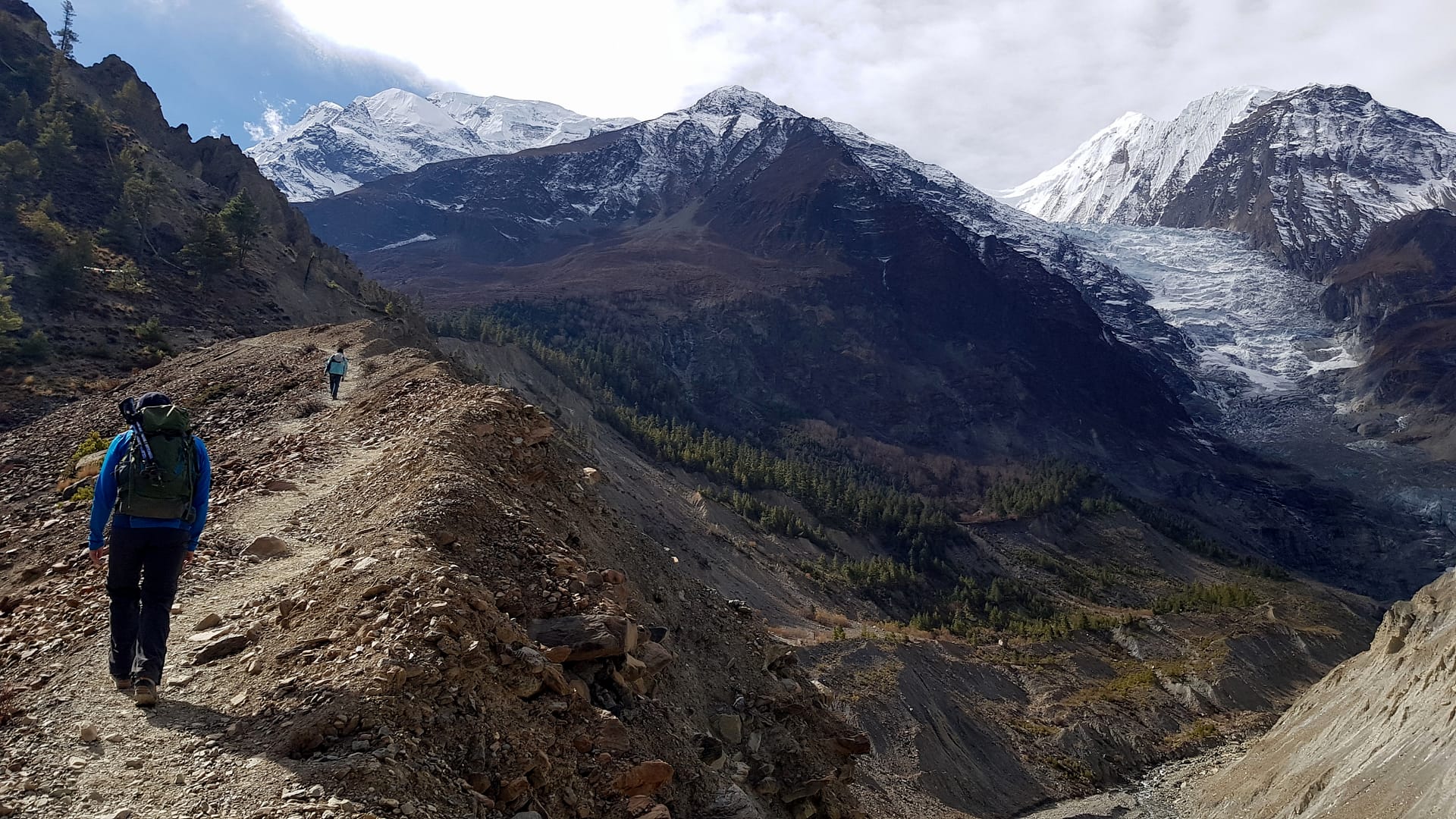 Gangapurna Gletscher