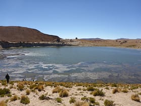 Lagunen und Geysire Lagune