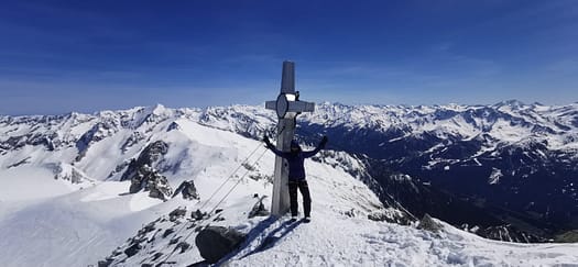 Schwarzenstein 3.369 m & Felsköpfl 3.235 m (Skitour) Schwarzenstein Felskoepfl Skitour 25