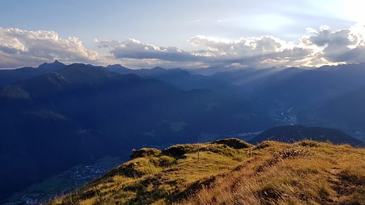 Höllenkragen 2.387 m (Wanderung) Abstieg vom Höllenkragen