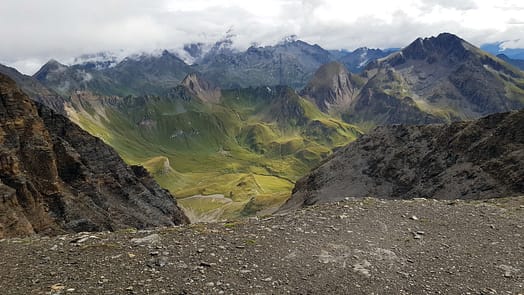 Wilde Kreuzspitze 3.132 m (Wanderung) Weg zur wilden Kreuzspitze