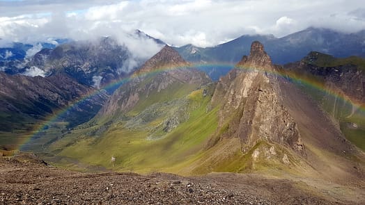 Wilde Kreuzspitze 3.132 m (Wanderung) Weg zur Sterzinger Hütte