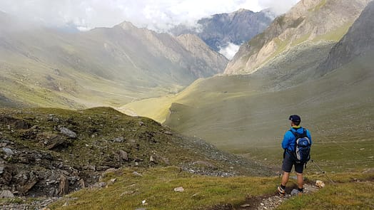 Wilde Kreuzspitze 3.132 m (Wanderung) Weg zur Sterzinger Hütte