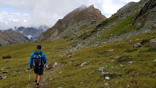 Wilde Kreuzspitze 3.132 m (Wanderung) Weg zur Sterzinger Hütte