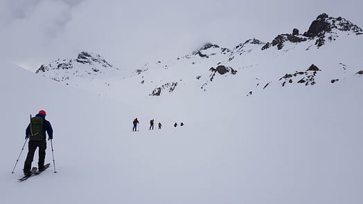 Bischofspitze 3.029 m & Grenzeckkopf 3.048 m (Skitour) Bischofkopf Grenzeckkopf Skitour 2
