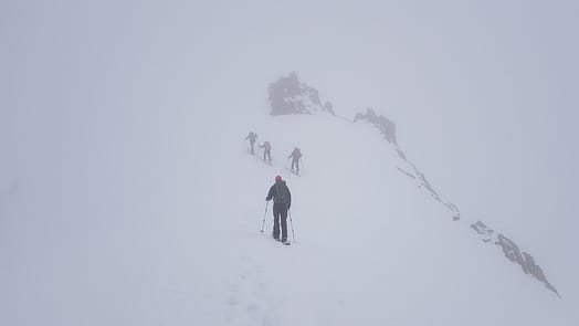 Bischofspitze 3.029 m & Grenzeckkopf 3.048 m (Skitour) Bischofkopf Grenzeckkopf Skitour 5