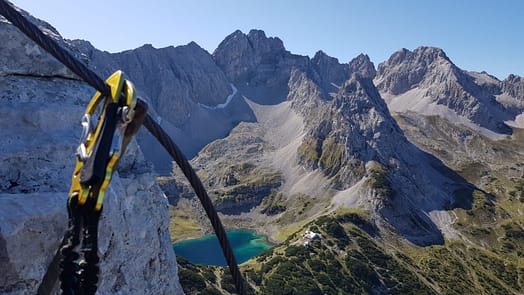 Seebensteig & Tajakante - Vorderer Tajakopf 2.450 m (Klettersteig) Tajakante Klettersteig