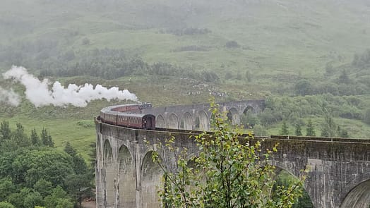 Glenfinnan Viaduct / Hogwarts Express (Wanderung) Glenfinnan Viaduct Hogwarts Express Wanderung 7