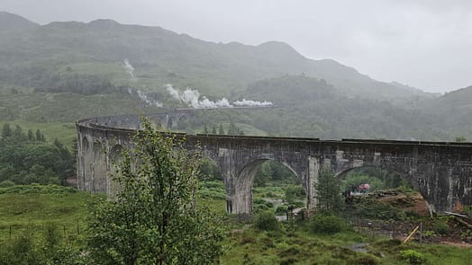 Glenfinnan Viaduct / Hogwarts Express (Wanderung) Glenfinnan Viaduct Hogwarts Express Wanderung 8