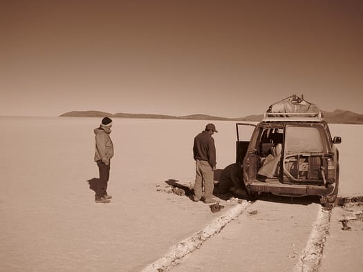 Galaxie-Höhle und Teufelshöhle Salar de Uyuni