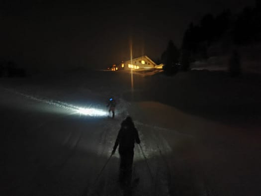 Bamberger Hütte 1.756 m (Skitour) Aufstieg zur Bamberger Hütte