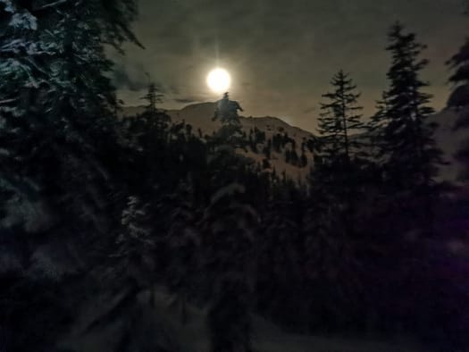 Bamberger Hütte 1.756 m (Skitour) Aufstieg zur Bamberger Hütte