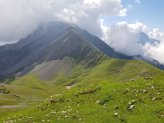 Daniel 2.340 m, Upsspitze 2.332 m, Hochschrutte 2.247 m (Wanderung) Daniel Hochschrutte Upsspitze 9