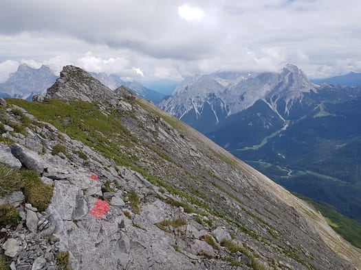 Gartnerwand 2.377 m, Bleispitze 2.225 m, Grubigstein 2.222 m (Wanderung) Grubigstein 4