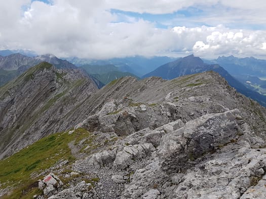 Gartnerwand 2.377 m, Bleispitze 2.225 m, Grubigstein 2.222 m (Wanderung) Grubigstein 7
