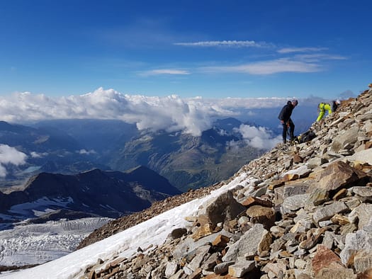 Il Naso 4.205 m, Balmenhorn 4.167 m, Schwarzhorn 4.215 m, Ludwigshöhe 4.341 m (Hochtour) Il Naso 15