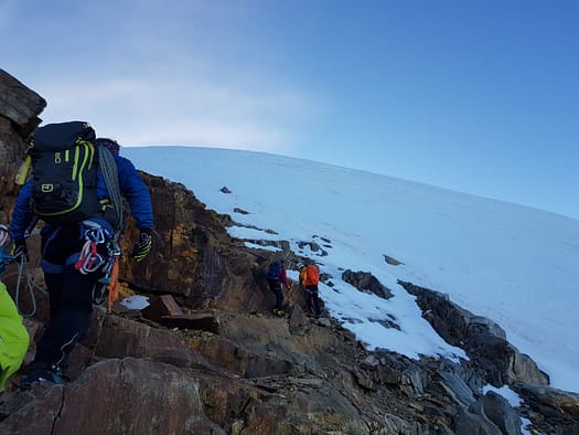 Il Naso 4.205 m, Balmenhorn 4.167 m, Schwarzhorn 4.215 m, Ludwigshöhe 4.341 m (Hochtour) Il Naso 7