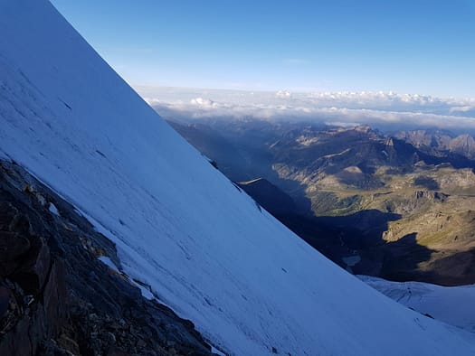 Il Naso 4.205 m, Balmenhorn 4.167 m, Schwarzhorn 4.215 m, Ludwigshöhe 4.341 m (Hochtour) Il Naso 8