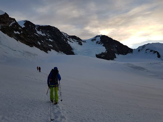 Il Naso 4.205 m, Balmenhorn 4.167 m, Schwarzhorn 4.215 m, Ludwigshöhe 4.341 m (Hochtour) Il Naso 9