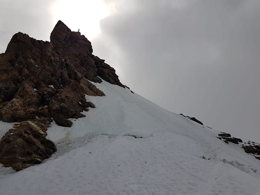 Il Naso 4.205 m, Balmenhorn 4.167 m, Schwarzhorn 4.215 m, Ludwigshöhe 4.341 m (Hochtour) Schwarzhorn 2