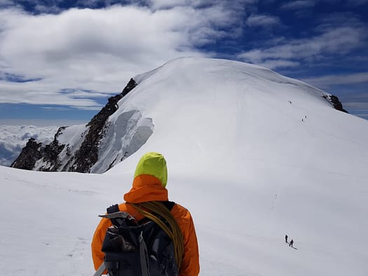 Parrotspitze 4.432 m, Vincentpyramide 4.215 m, Punta Giordani 4.046 m (Hochtour) Vincentpyramide 5