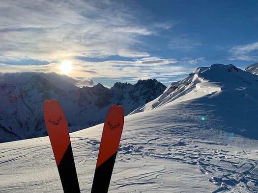 Seefelder Joch 2.060 m (Pistenskitour) Seefelder Joch Skitour 1