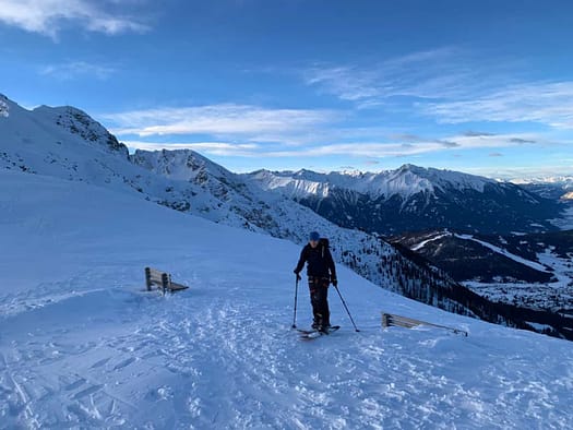 Seefelder Joch 2.060 m (Pistenskitour) Seefelder Joch Skitour 9