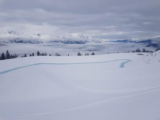 Pfriemesköpfl 1.801 m - Götzens (Pistenskitour) Pfriemeskoepfl Goetzens Pistenskitour 3