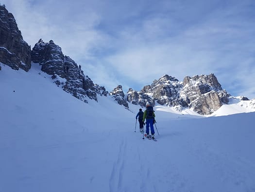 Ampferstein 2.556 m (Skitour) Ampferstein Skitour 23