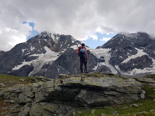 Ortler 3.905 m über Hintergrat (Hochtour) Ortler 3.905 m ueber Hintergrat Hochtour 10