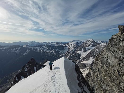 Ortler 3.905 m über Hintergrat (Hochtour) Ortler 3.905 m ueber Hintergrat Hochtour 25