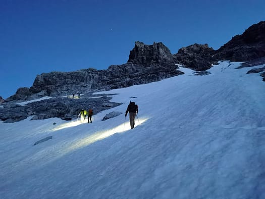 Ortler 3.905 m über Hintergrat (Hochtour) Ortler 3.905 m ueber Hintergrat Hochtour 45