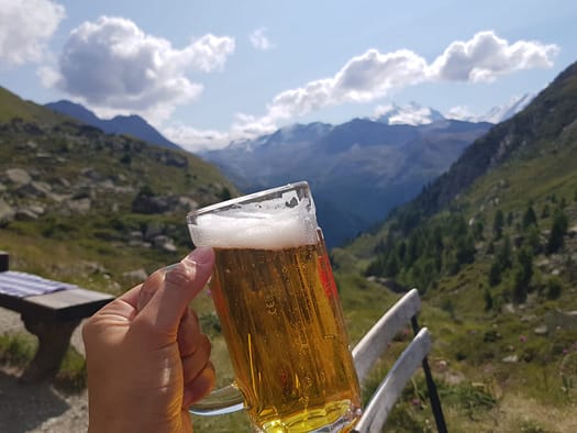 Obergabelhorn 4.063 m Versuch (Hochtour) Rothornhuette 5