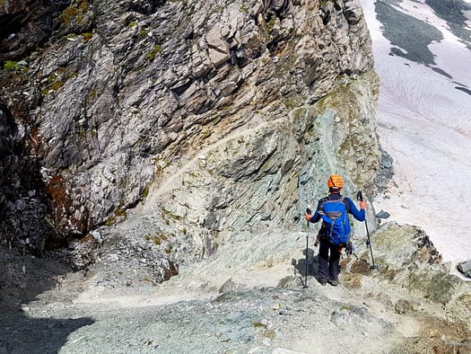 Weisshorn 4.506 m über'n Normalweg / Ostgrat (Hochtour) Weisshorn 4.506 m uebern Normalweg Ostgrat Hochtour 1