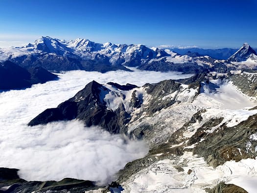 Weisshorn 4.506 m über'n Normalweg / Ostgrat (Hochtour) Weisshorn 4.506 m uebern Normalweg Ostgrat Hochtour 15