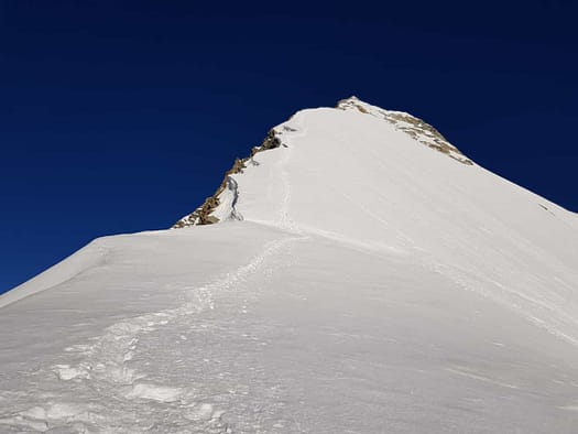 Weisshorn 4.506 m über'n Normalweg / Ostgrat (Hochtour) Weisshorn 4.506 m uebern Normalweg Ostgrat Hochtour 19