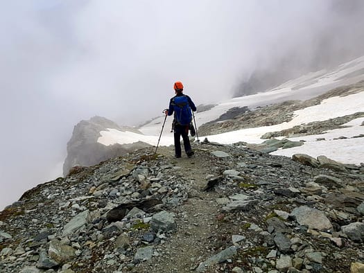 Weisshorn 4.506 m über'n Normalweg / Ostgrat (Hochtour) Weisshorn 4.506 m uebern Normalweg Ostgrat Hochtour 2