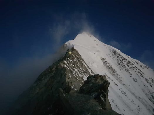 Weisshorn 4.506 m über'n Normalweg / Ostgrat (Hochtour) Weisshorn 4.506 m uebern Normalweg Ostgrat Hochtour 29