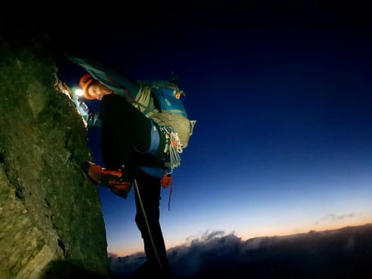 Weisshorn 4.506 m über'n Normalweg / Ostgrat (Hochtour) Weisshorn 4.506 m uebern Normalweg Ostgrat Hochtour 30