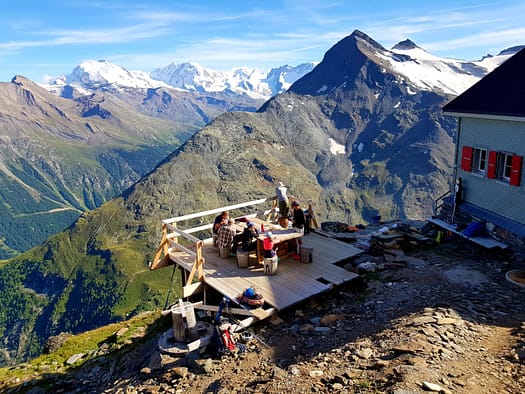 Weisshorn 4.506 m über'n Normalweg / Ostgrat (Hochtour) Weisshorn 4.506 m uebern Normalweg Ostgrat Hochtour 34
