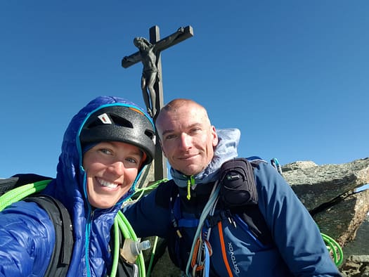 Zinalrothorn 4.221 m über'n Süd-Ostgrat (Hochtour) Zinalrothorn 4.221 m uebern Sued Ostgrat Hochtour 10