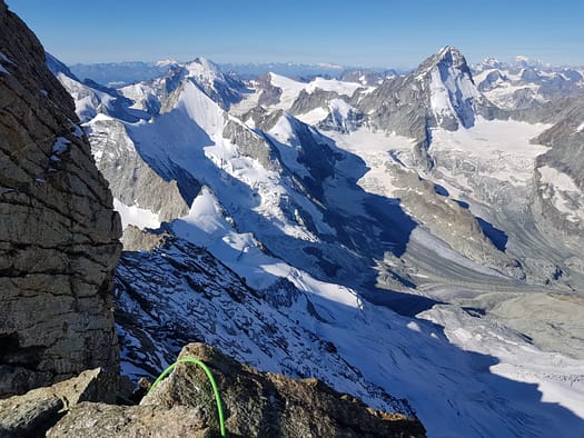 Zinalrothorn 4.221 m über'n Süd-Ostgrat (Hochtour) Zinalrothorn 4.221 m uebern Sued Ostgrat Hochtour 11