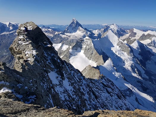 Zinalrothorn 4.221 m über'n Süd-Ostgrat (Hochtour) Zinalrothorn 4.221 m uebern Sued Ostgrat Hochtour 15