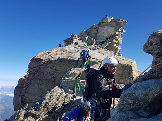 Zinalrothorn 4.221 m über'n Süd-Ostgrat (Hochtour) Zinalrothorn 4.221 m uebern Sued Ostgrat Hochtour 16