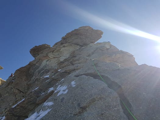Zinalrothorn 4.221 m über'n Süd-Ostgrat (Hochtour) Zinalrothorn 4.221 m uebern Sued Ostgrat Hochtour 17