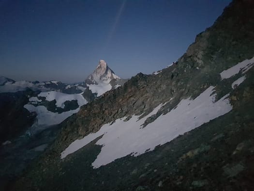 Zinalrothorn 4.221 m über'n Süd-Ostgrat (Hochtour) Zinalrothorn 4.221 m uebern Sued Ostgrat Hochtour 25