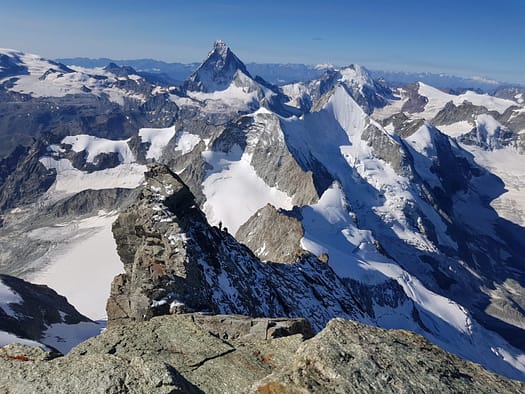 Zinalrothorn 4.221 m über'n Süd-Ostgrat (Hochtour) Zinalrothorn 4.221 m uebern Sued Ostgrat Hochtour 9
