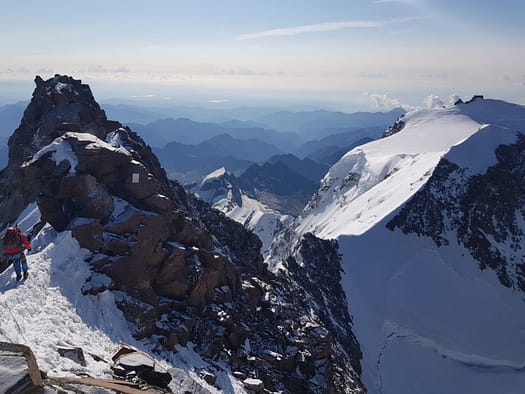 Dufourspitze 4.634 m Überschreitung (Hochtour) Dufourspitze 4.634 m Ueberschreitung Hochtour 22